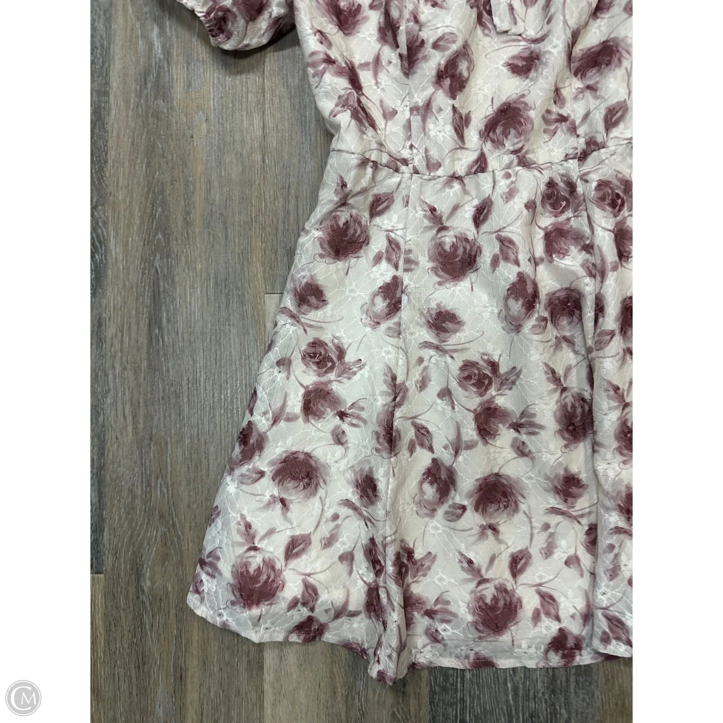 Dress Party Short By Lulus In Floral Print, Size: M