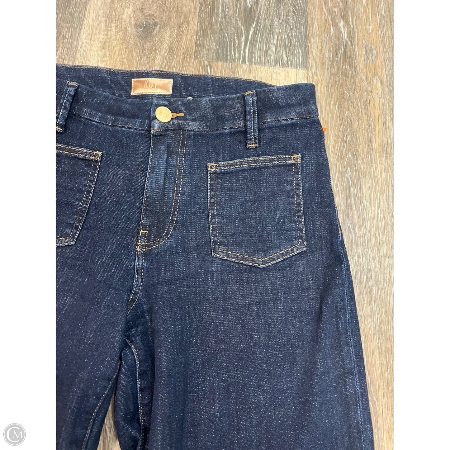 Jeans Wide Leg By Kut In Blue Denim, Size: 6