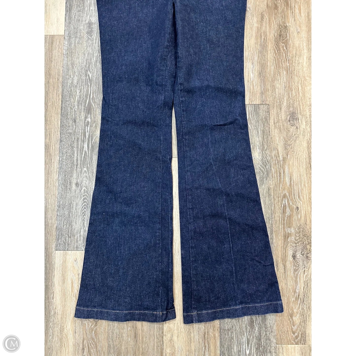 Jeans Boot Cut By Spanx In Blue Denim, Size: L