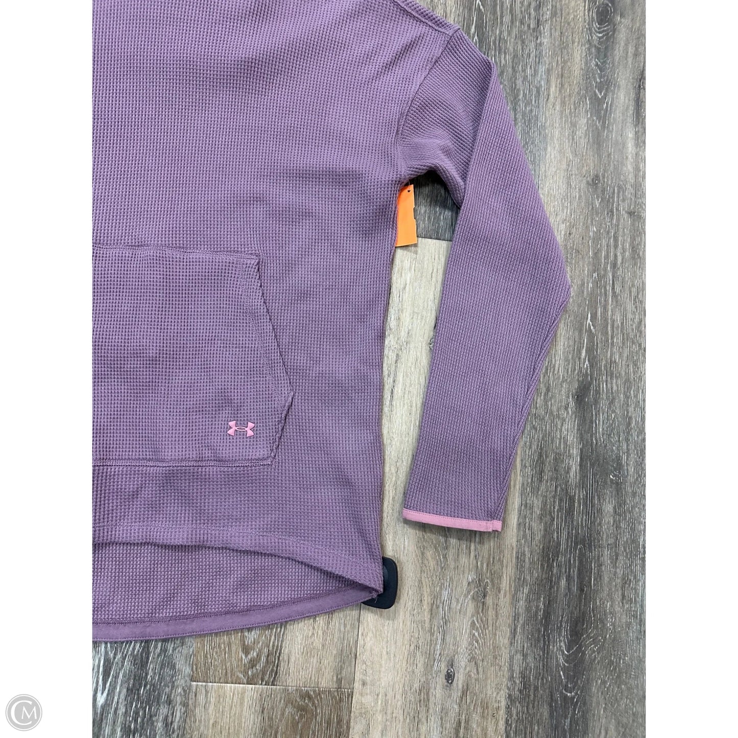 Athletic Sweatshirt Hoodie By Under Armour In Purple, Size: M