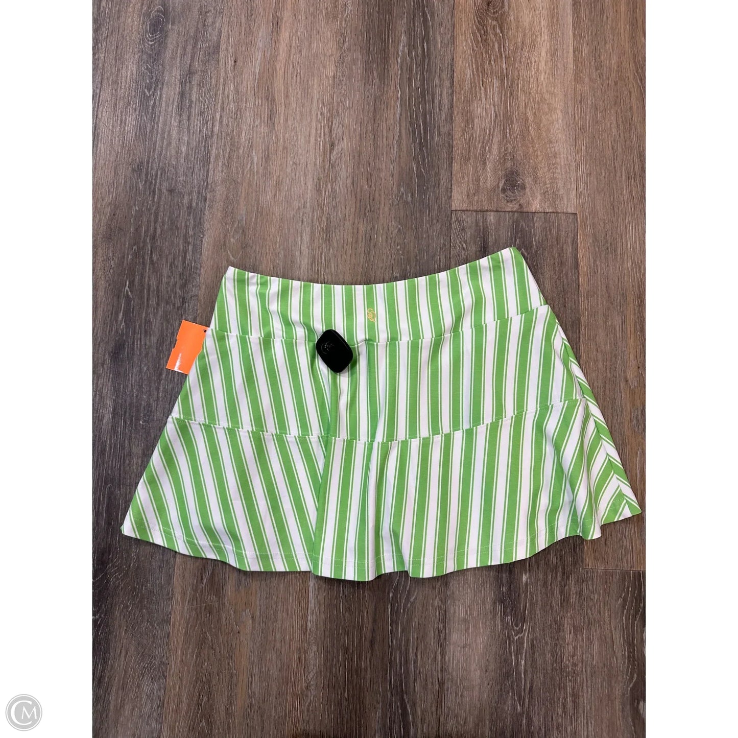 Athletic Skort By Smith & Quinn In Green & White, Size: S