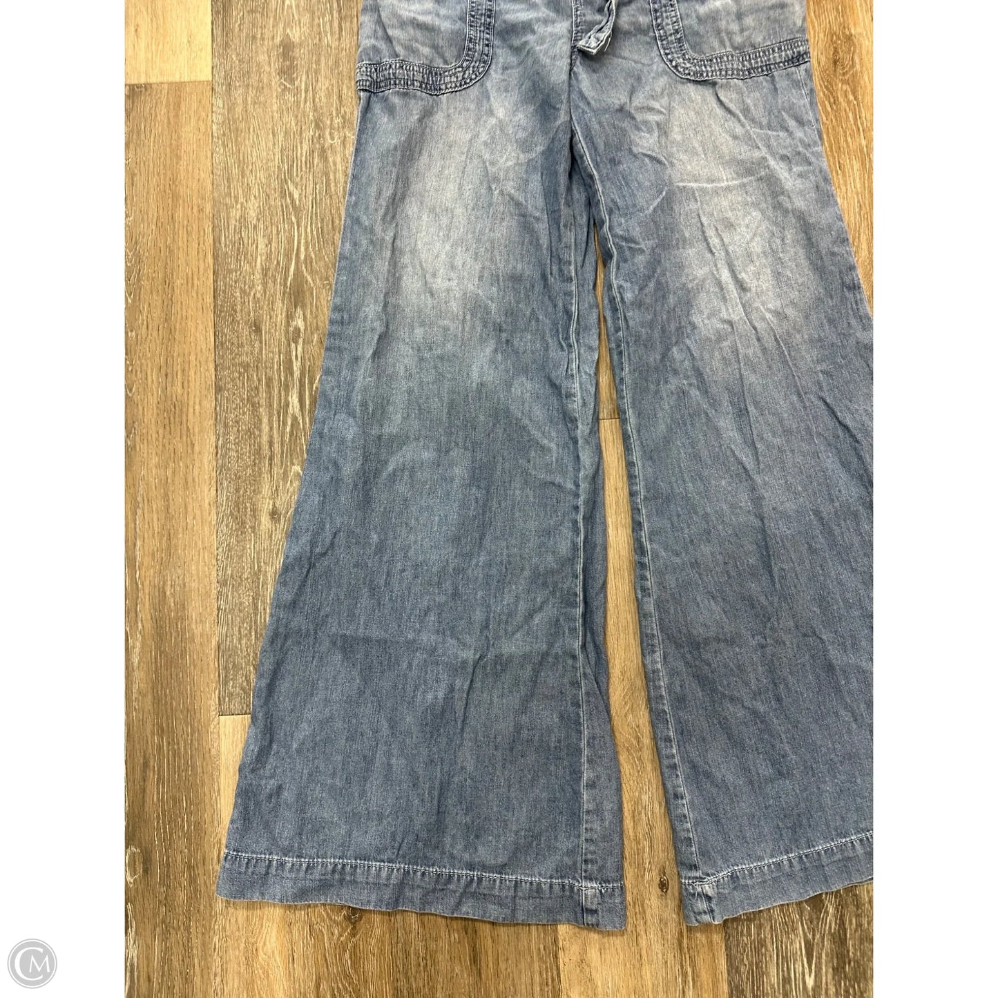 Pants Wide Leg By Pilcro In Blue Denim, Size: 8