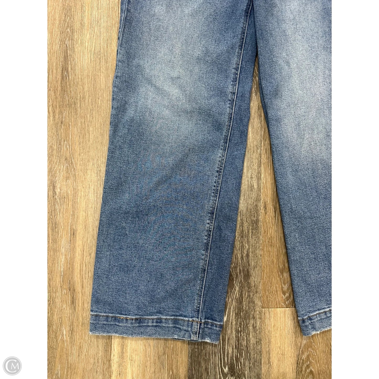 Jeans Wide Leg By Vervet In Blue Denim, Size: 4