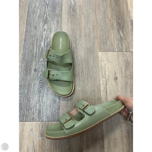 Sandals Flats By Cole-haan In Green, Size: 7