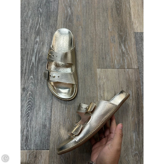 Sandals Flats By Cole-haan In Gold, Size: 7