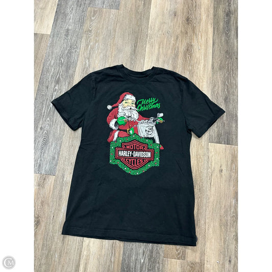 Top Short Sleeve By Harley Davidson In Black, Size: M