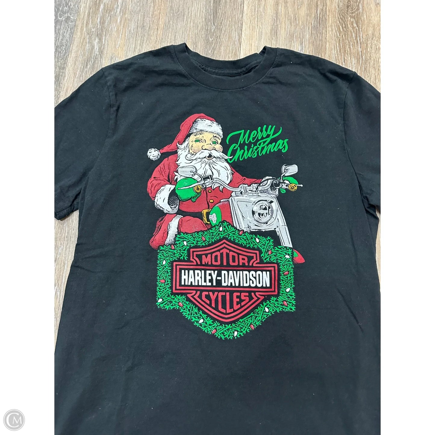 Top Short Sleeve By Harley Davidson In Black, Size: M