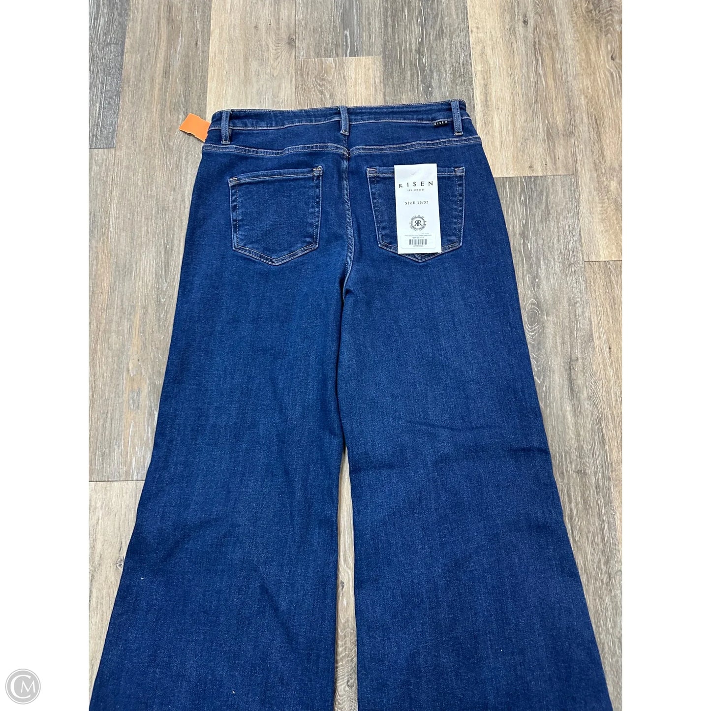 Jeans Wide Leg By Risen In Blue Denim, Size: 14