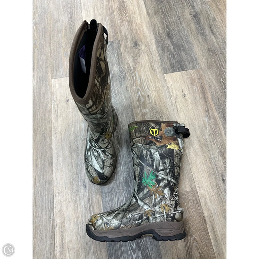 Boots Rain By Tidewe In Camouflage Print, Size: 6