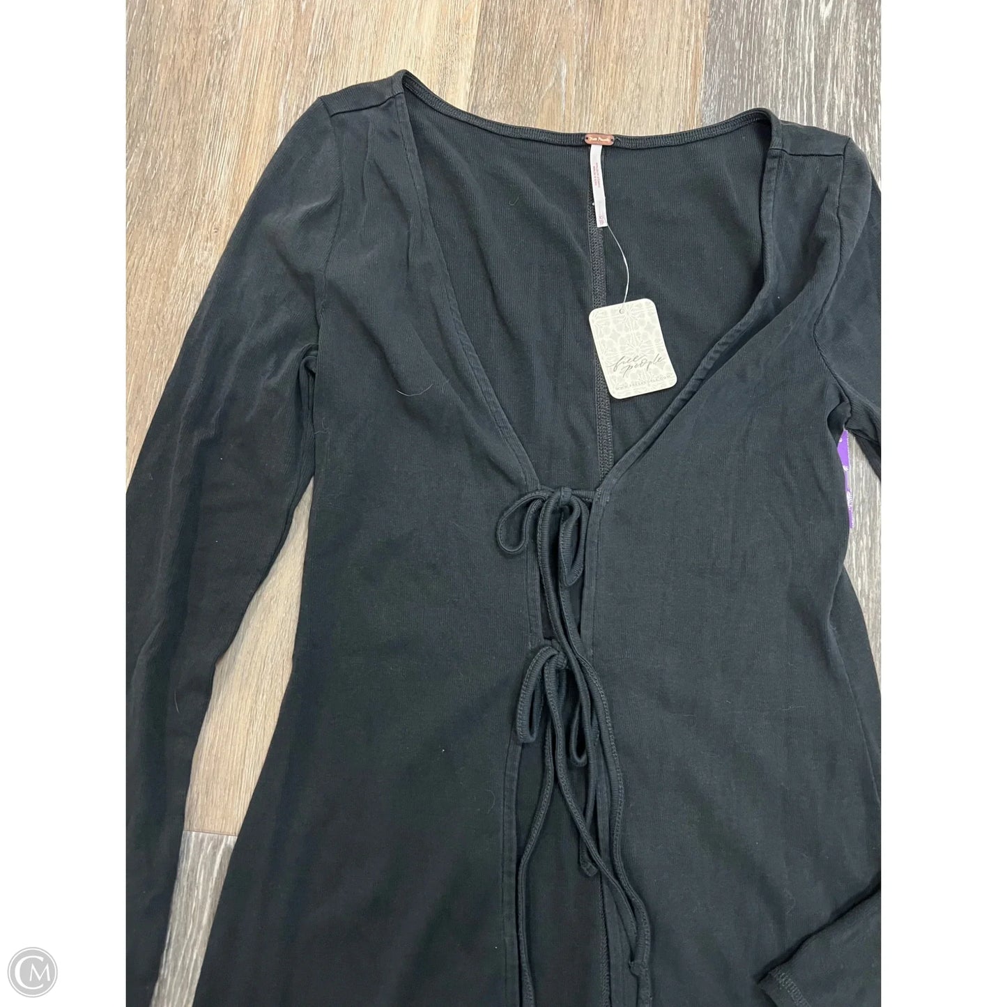 Blouse Long Sleeve By Free People In Black, Size: Xs