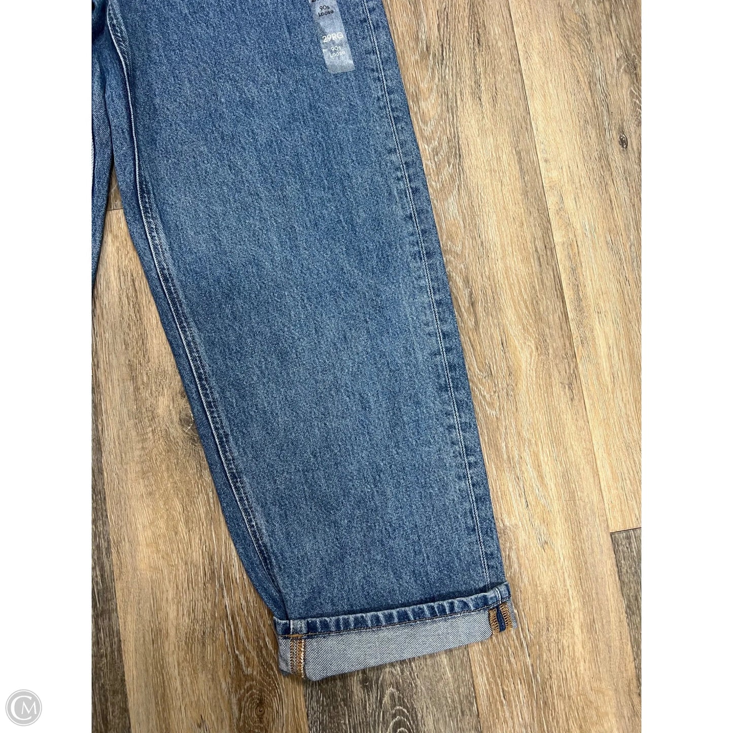 -Jeans Wide Leg By Calvin Klein In Blue Denim, Size: 8/29