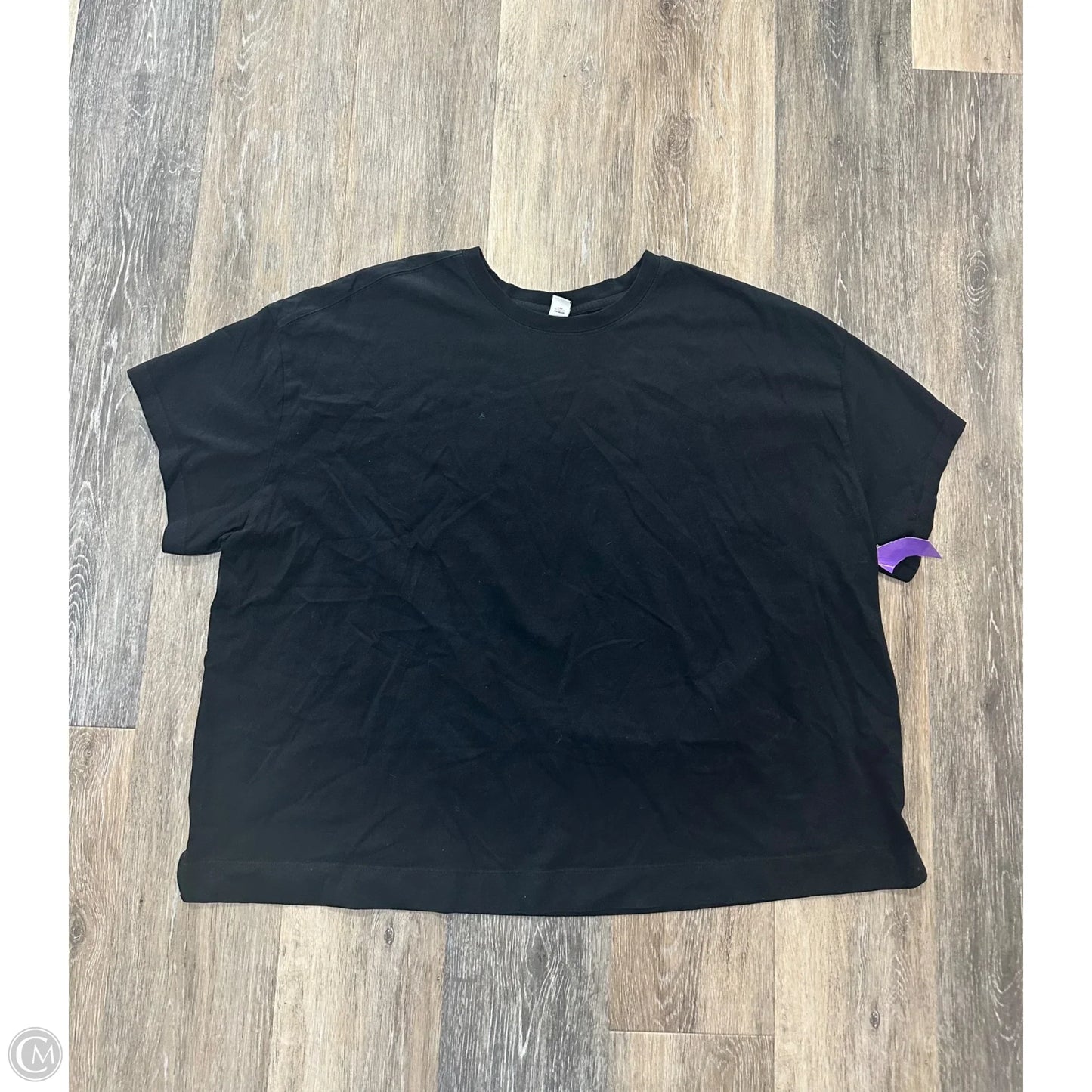 Top Short Sleeve By Old Navy In Black, Size: 2x