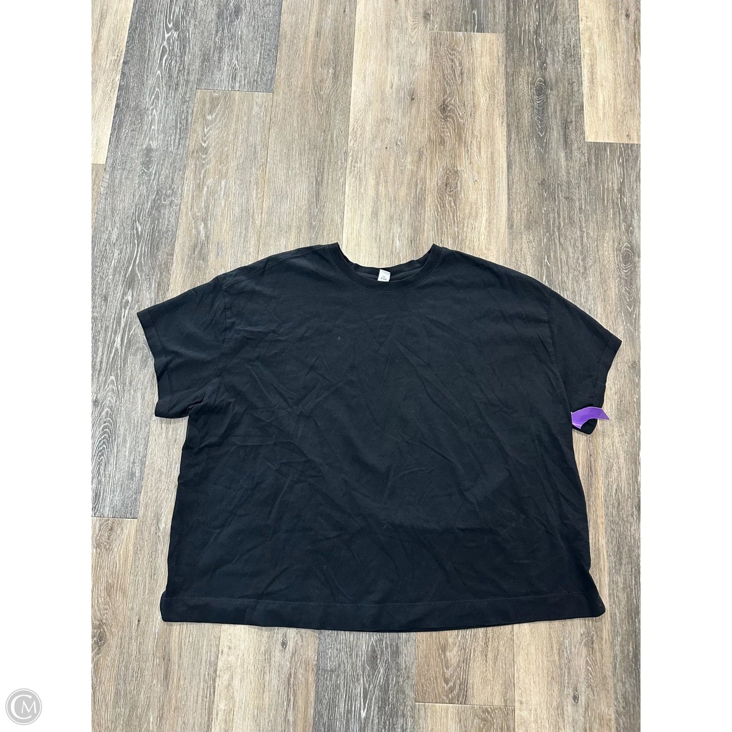 Top Short Sleeve By Old Navy In Black, Size: 2x