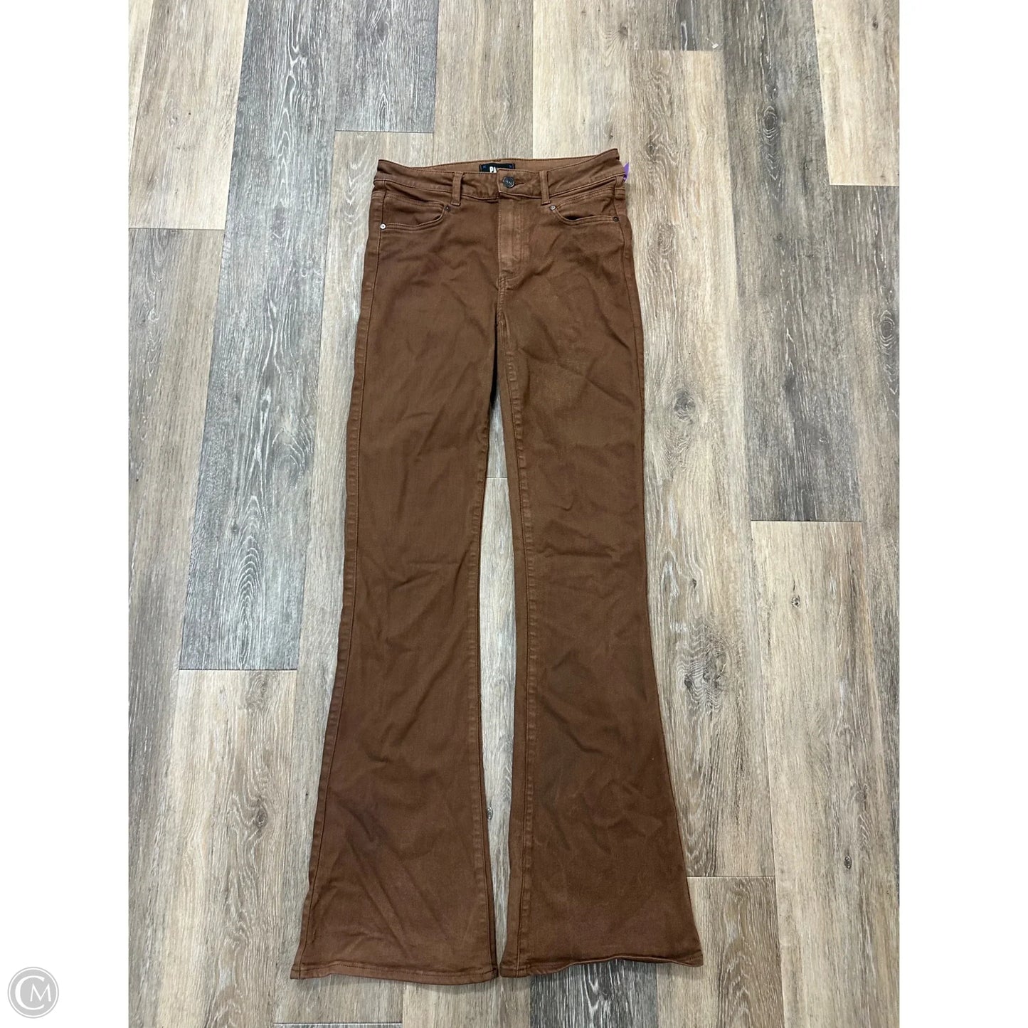 Jeans Boot Cut By Paige In Brown, Size: 4