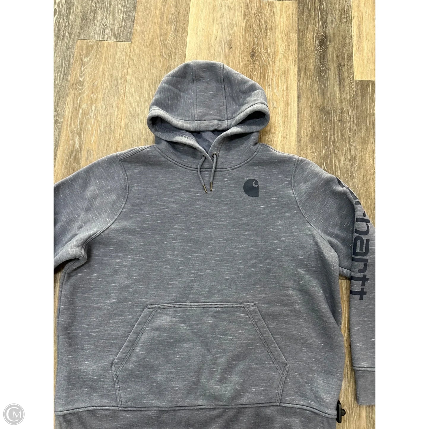 Athletic Sweatshirt Hoodie By Carhartt In Blue, Size: Xxl