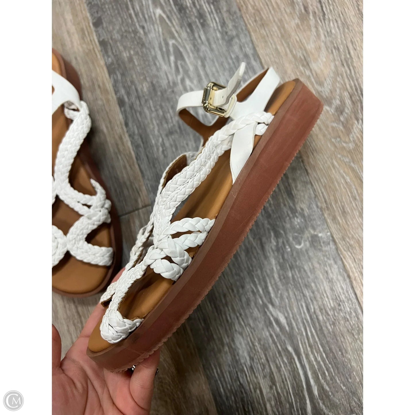 Sandals Designer By See By Chloe In White, Size: 8/38