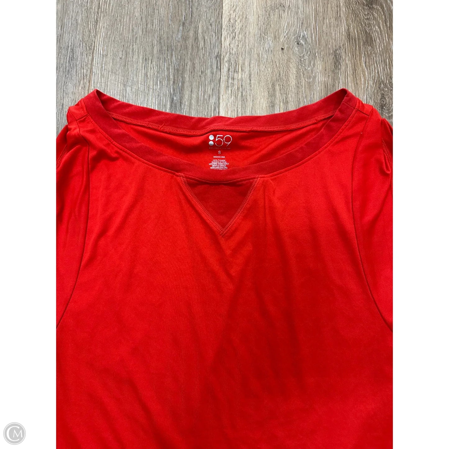 Athletic Top Short Sleeve By Splits59 In Red, Size: S