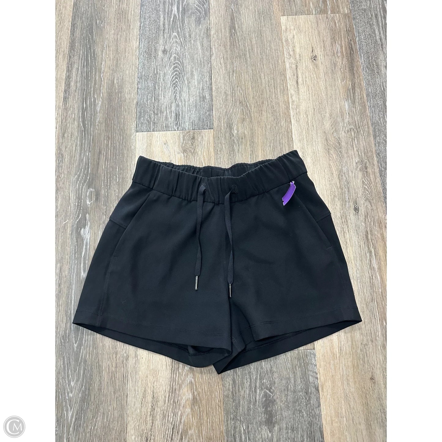 Athletic Shorts By Lululemon In Black, Size: 2