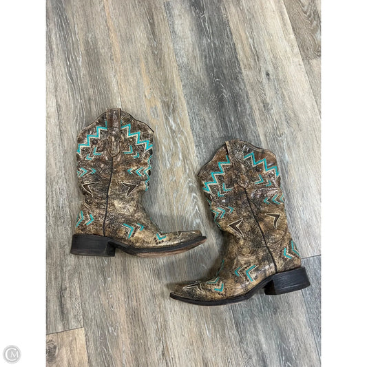 Boots Western By Corral In Brown, Size: 8