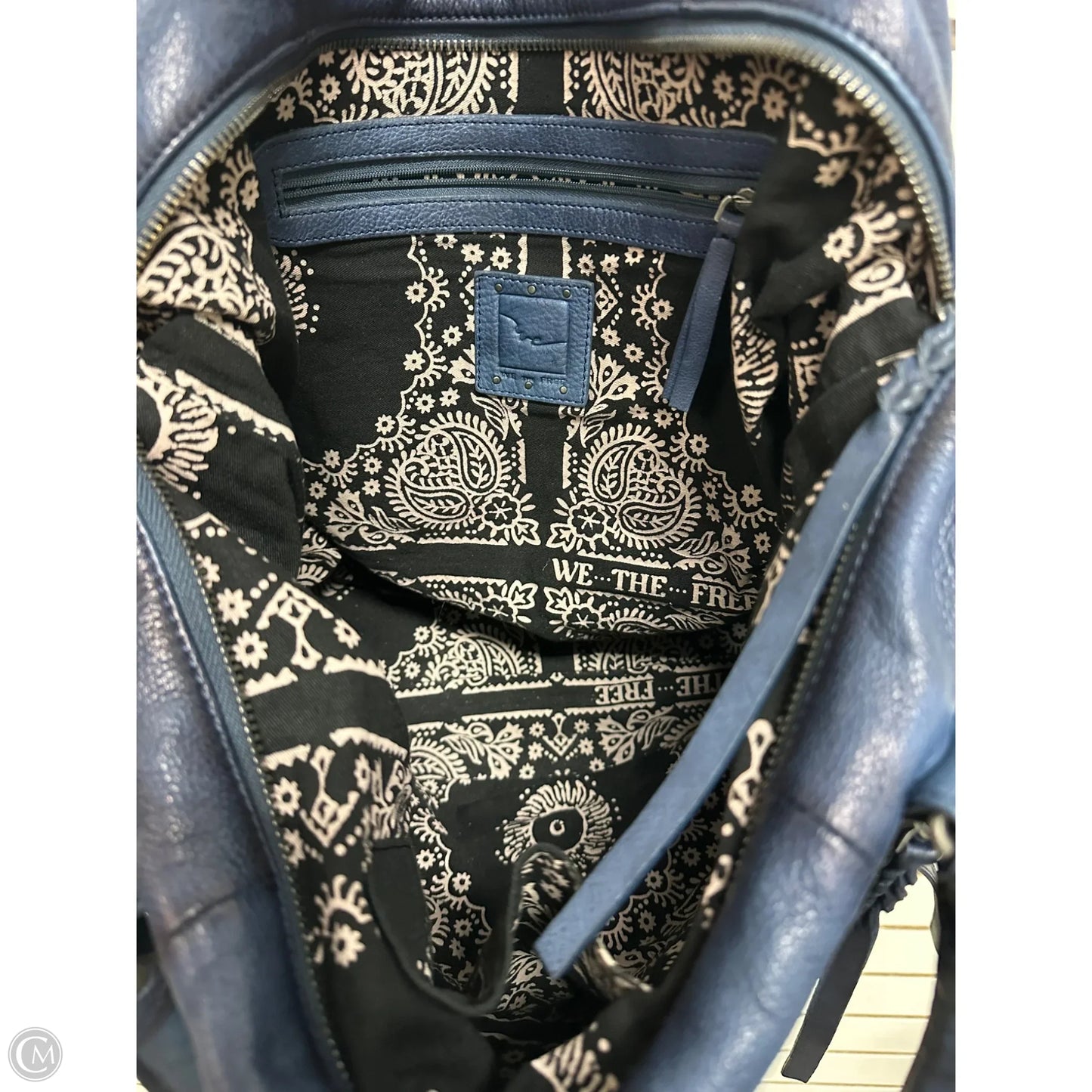 Tote Leather By Free People, Size: Large