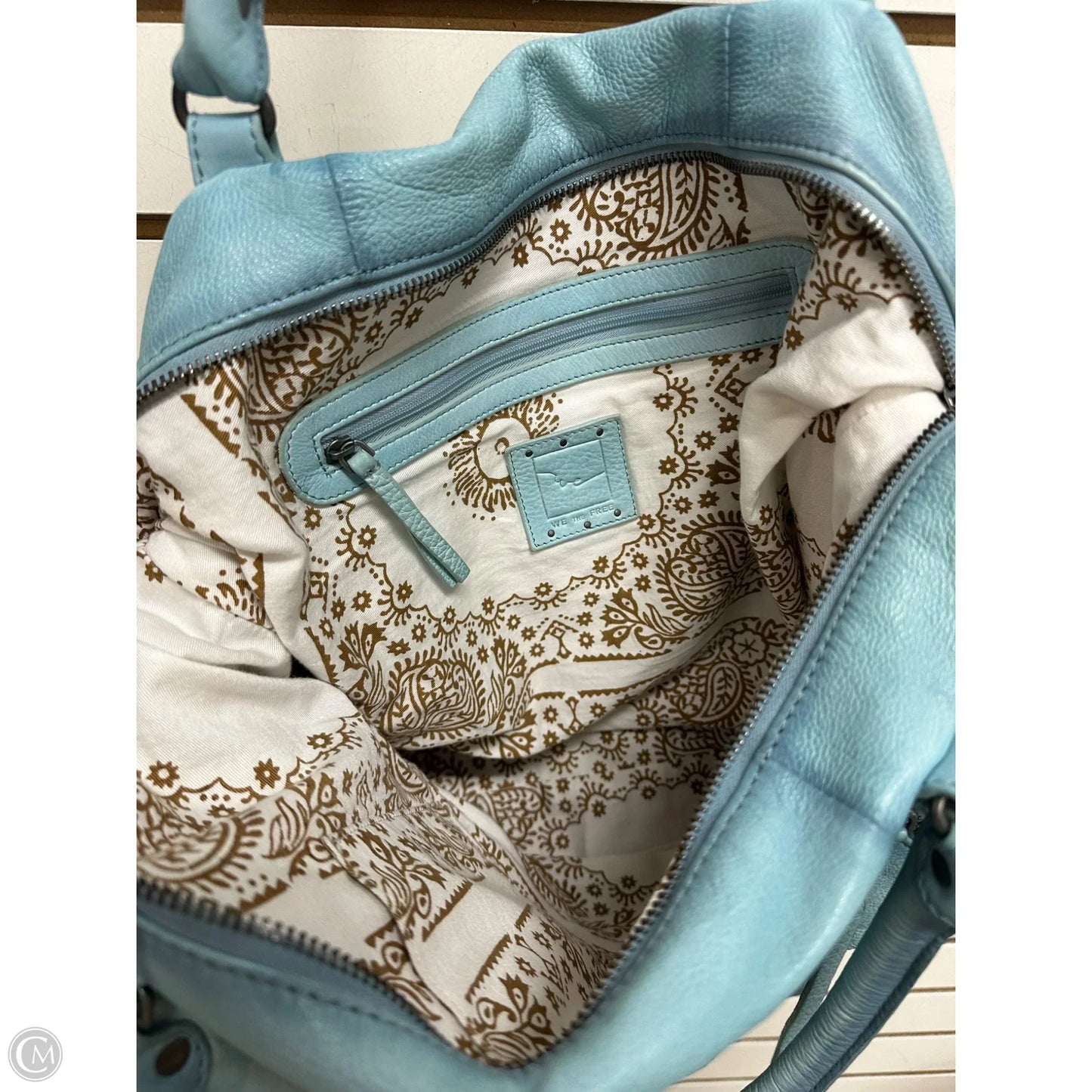 Tote Leather By Free People, Size: Large