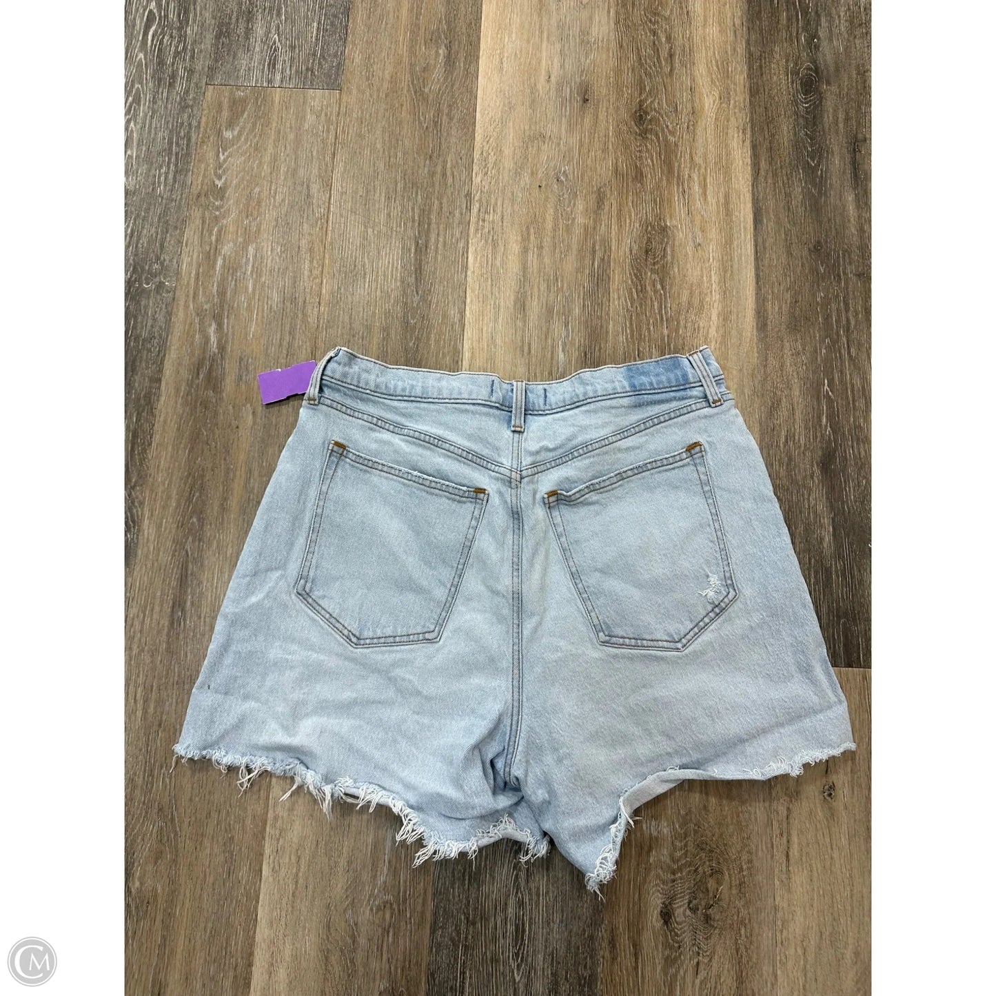 Shorts By Abercrombie And Fitch In Blue Denim, Size: 14