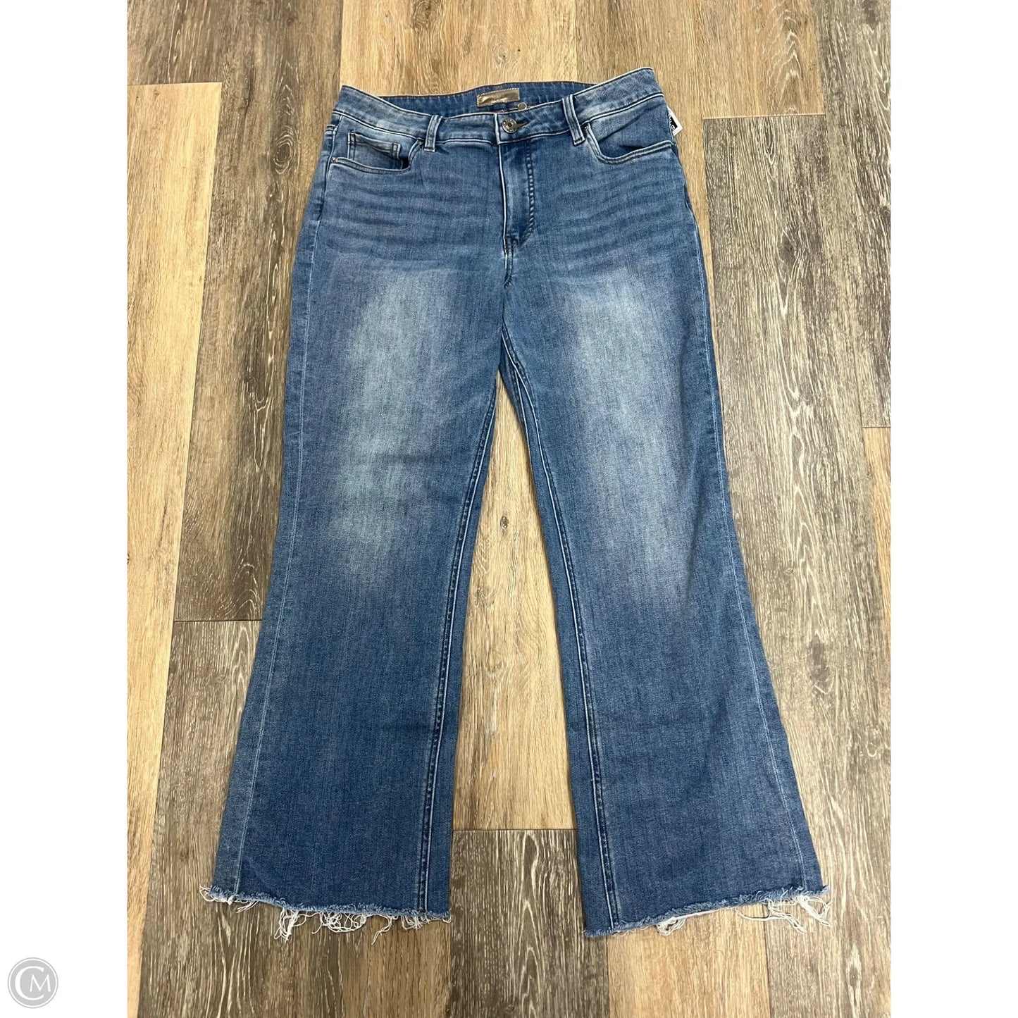 Jeans Straight By Kut In Blue Denim, Size: 8