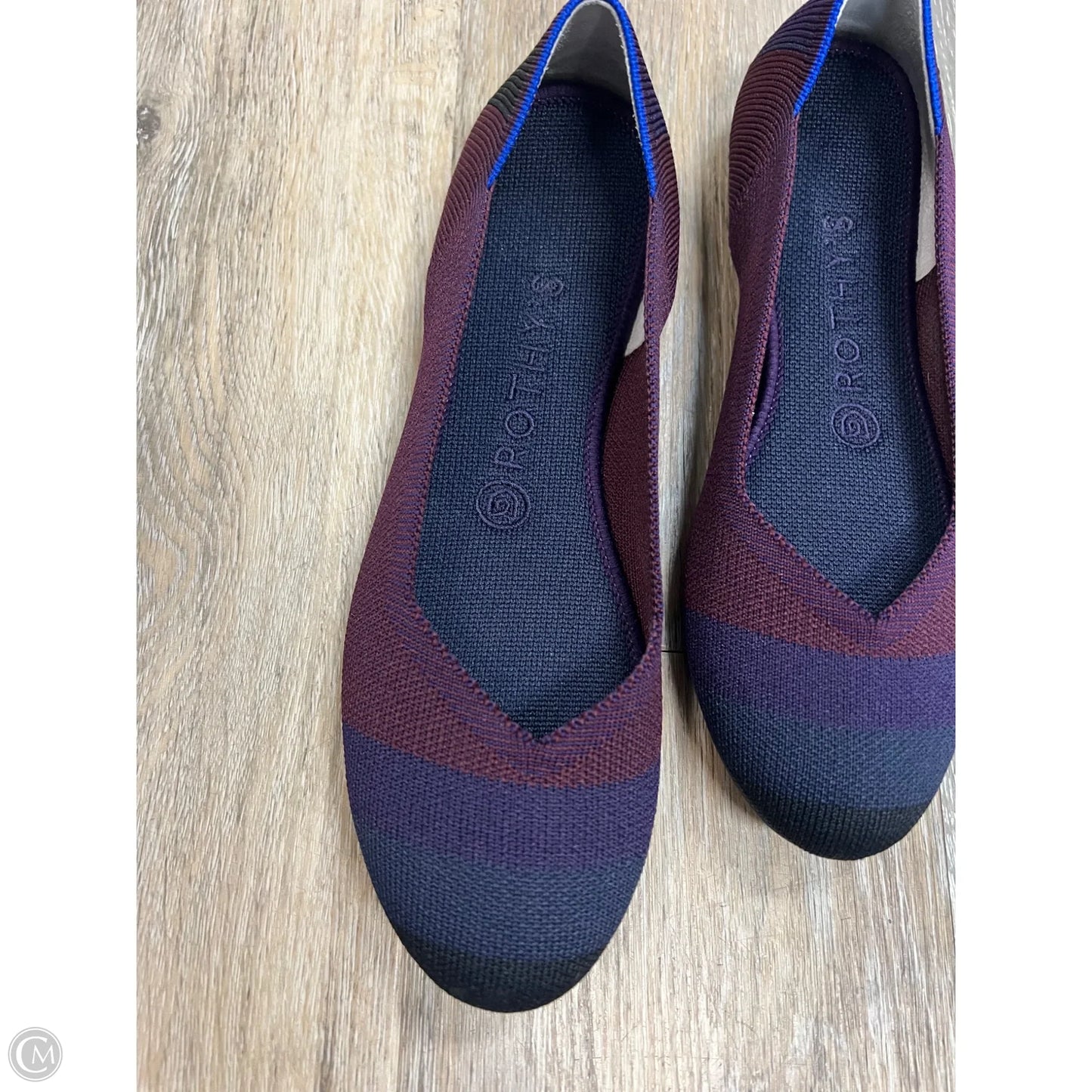 Shoes Flats By Rothys In Maroon, Size: 8