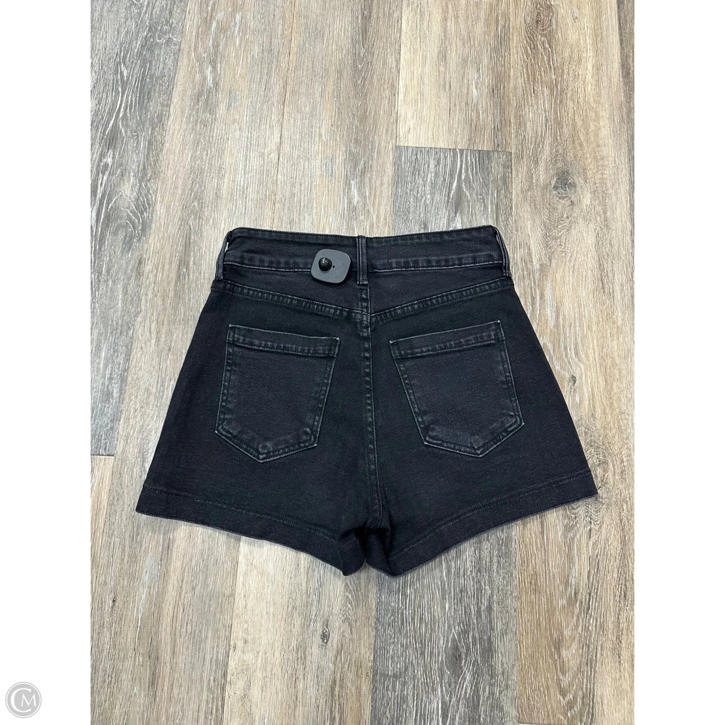 Shorts By Just Black In Black Denim, Size: S