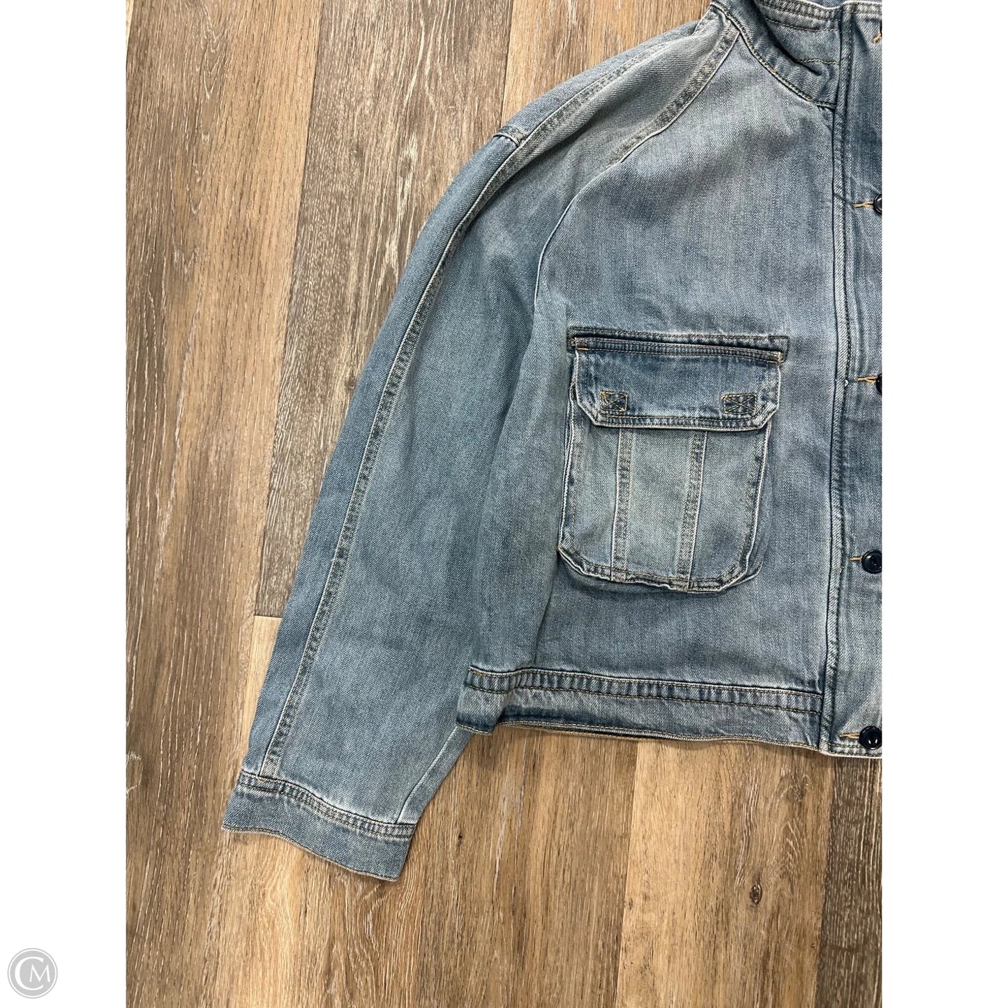 Jacket Denim By Risen In Blue Denim, Size: 2x