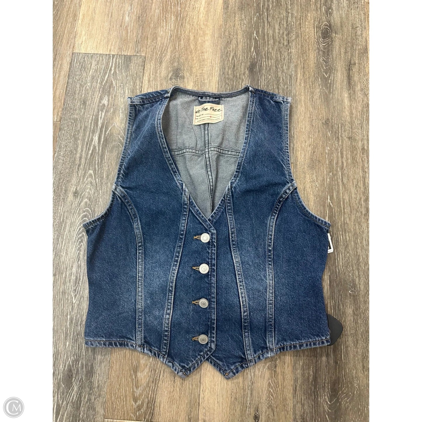 Vest Other By We The Free In Blue Denim, Size: M