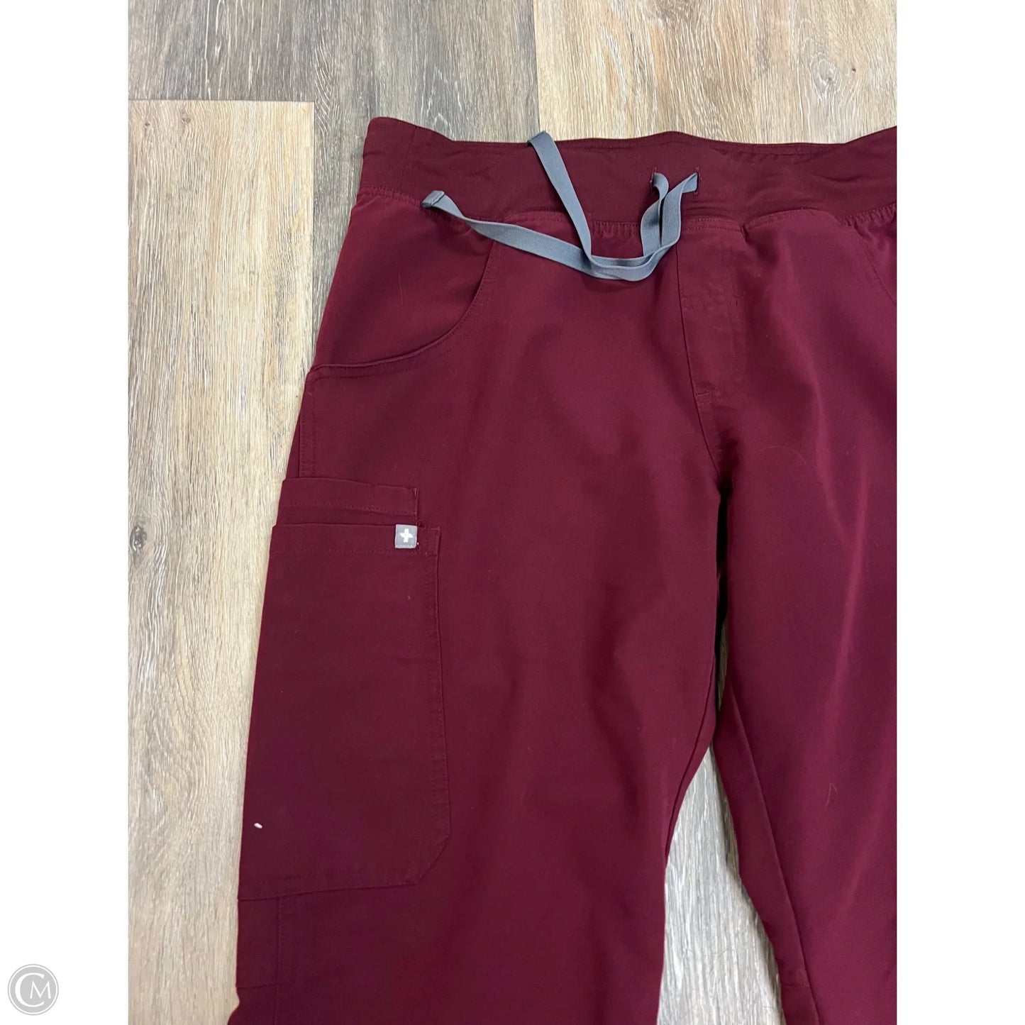 Scrub Pants By Figs In Maroon, Size: M