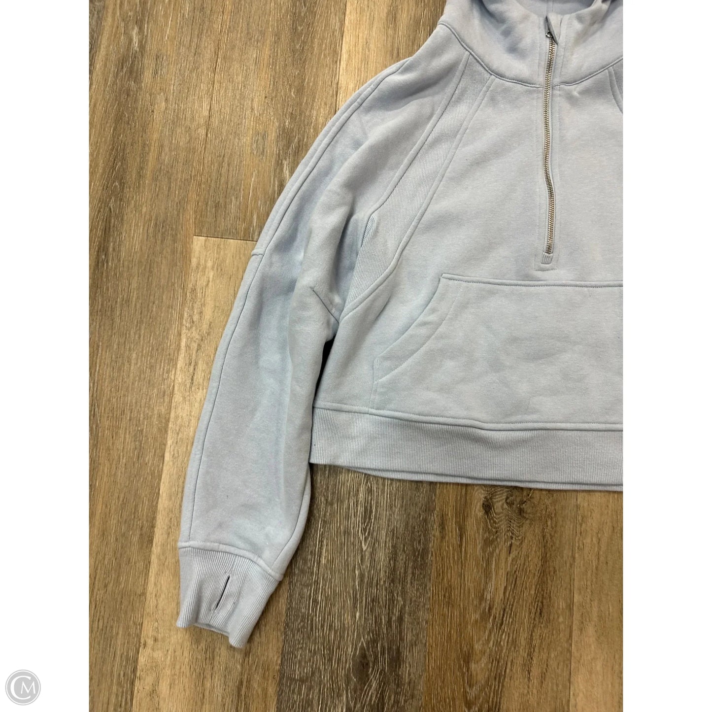 Athletic Sweatshirt Hoodie By Rae Mode In Blue, Size: M