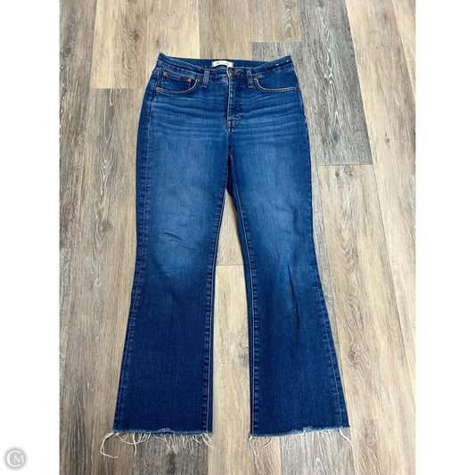 Jeans Boot Cut By Madewell In Blue Denim, Size: 4/27