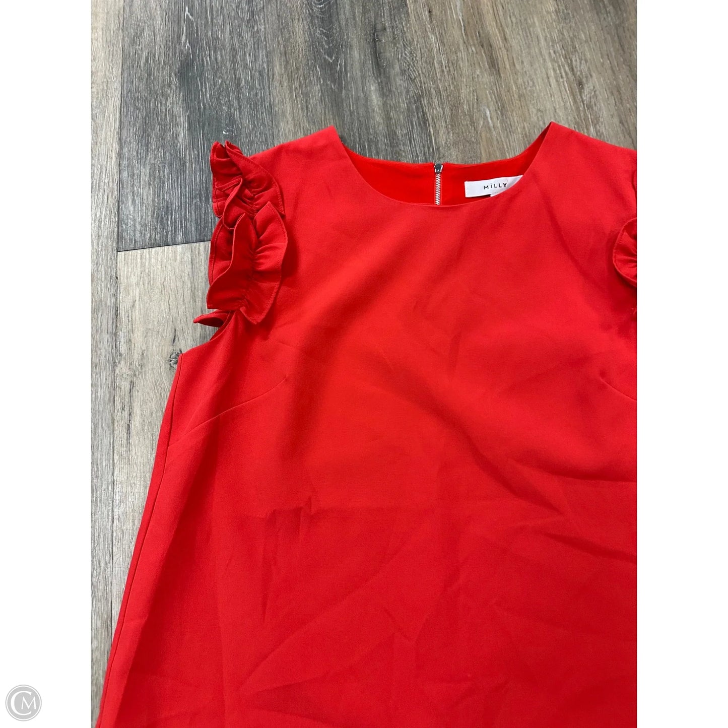 Top Sleeveless Designer By Milly In Red, Size: S