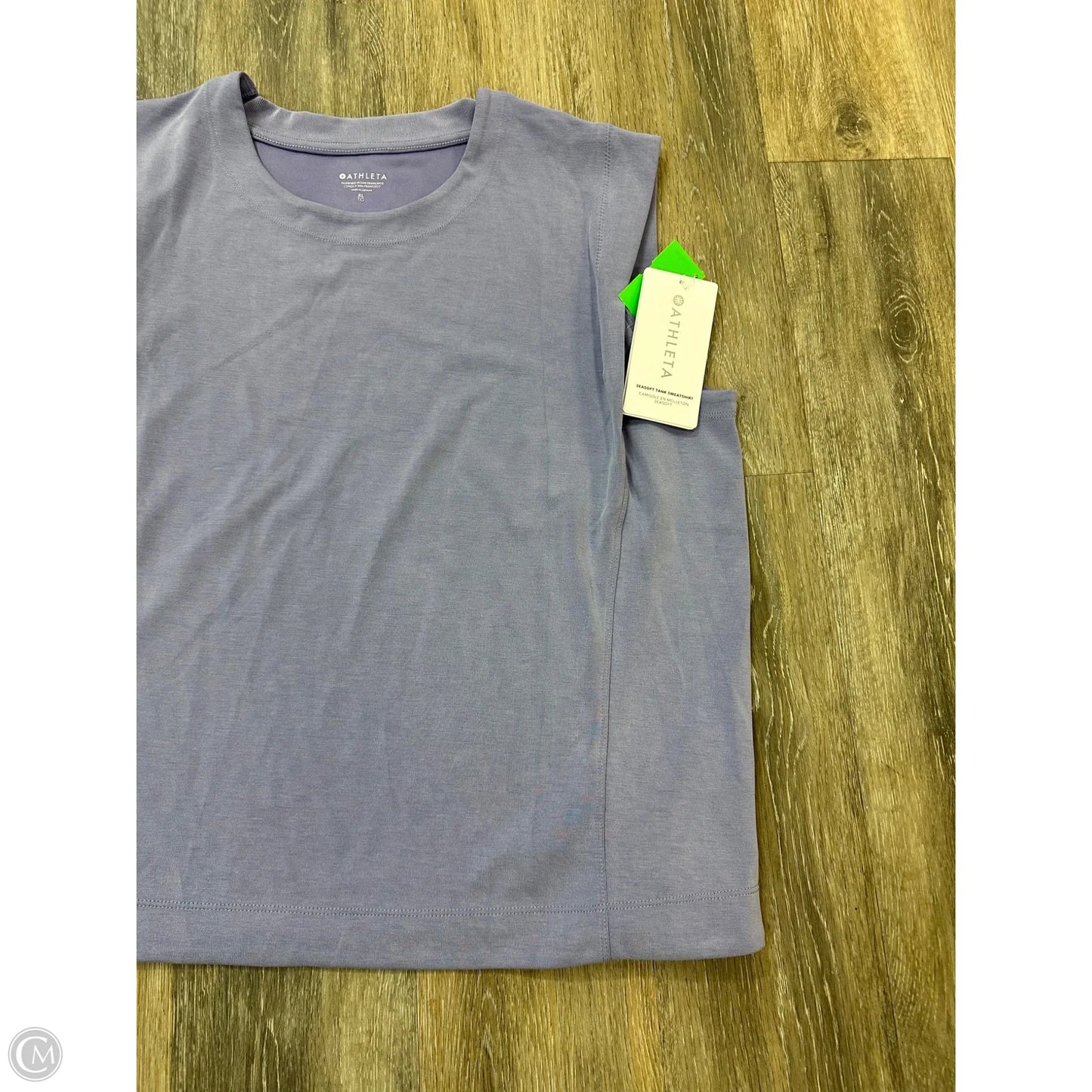 Athletic Top Short Sleeve By Athleta In Purple, Size: Xl