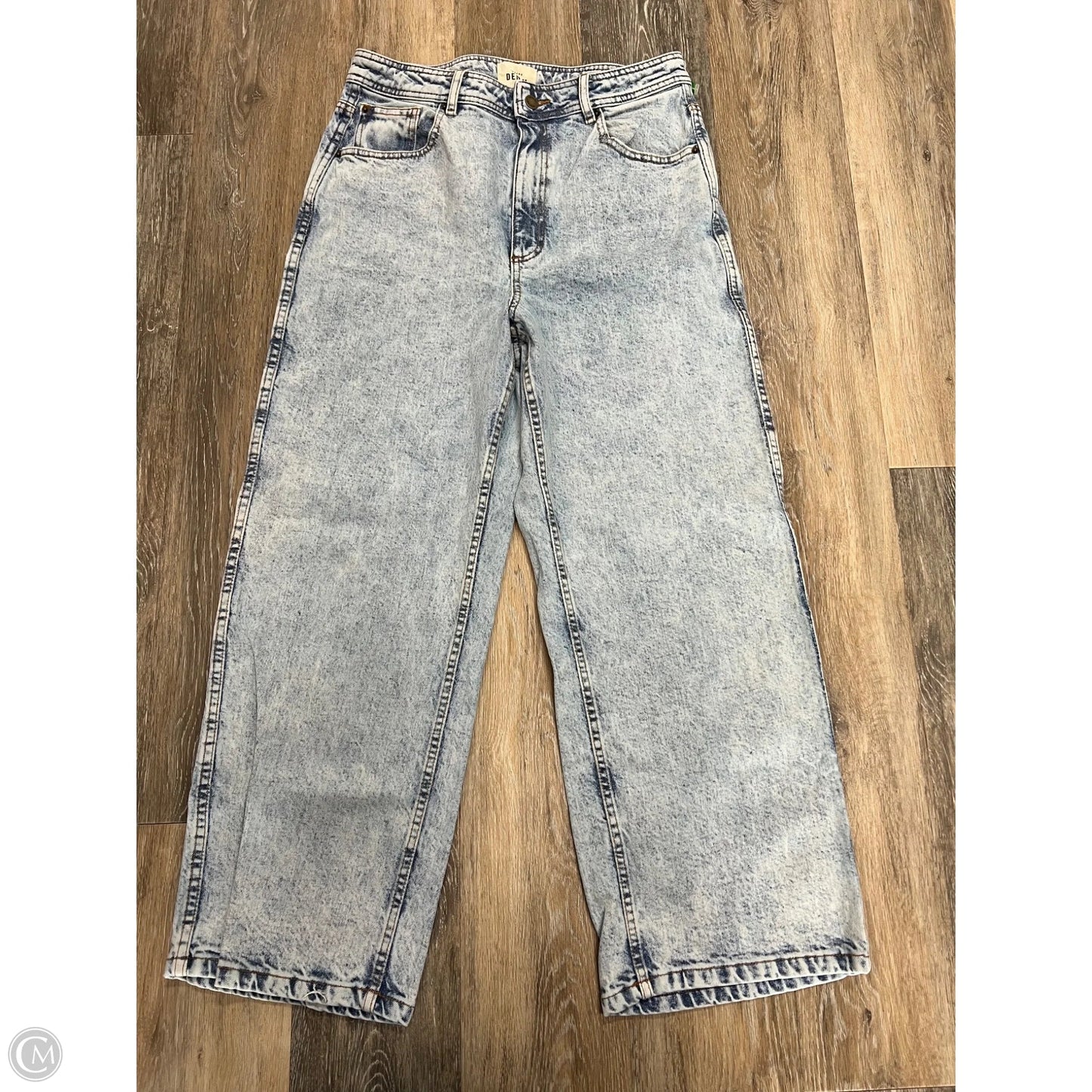 Jeans Wide Leg By Sezane In Blue Denim, Size: 10 (42)