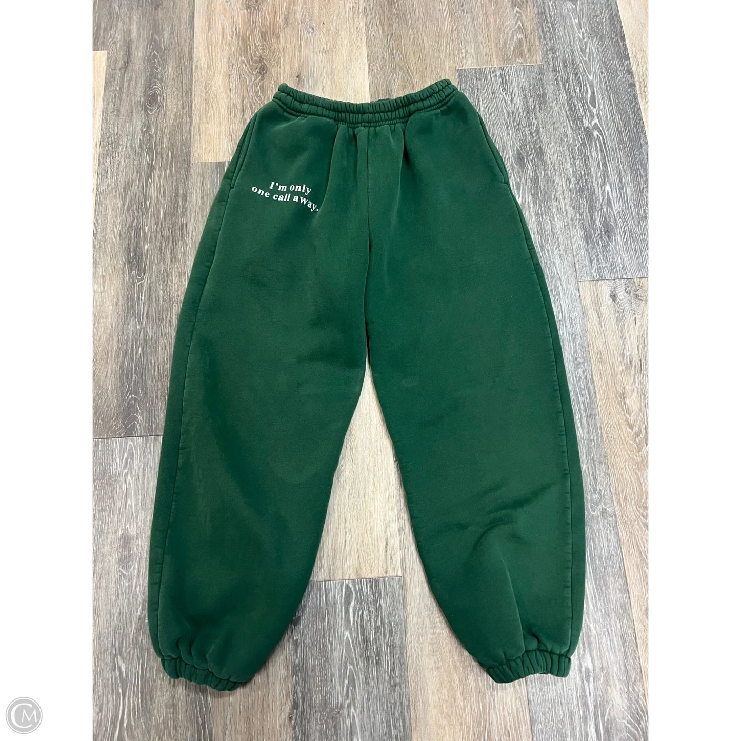 Athletic Pants By Happy Camp3r In Green, Size: S