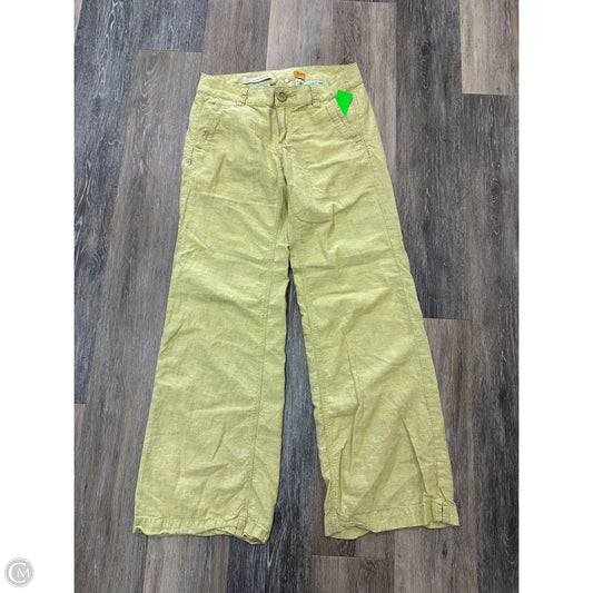 Pants Linen By Pilcro In Green, Size: 4