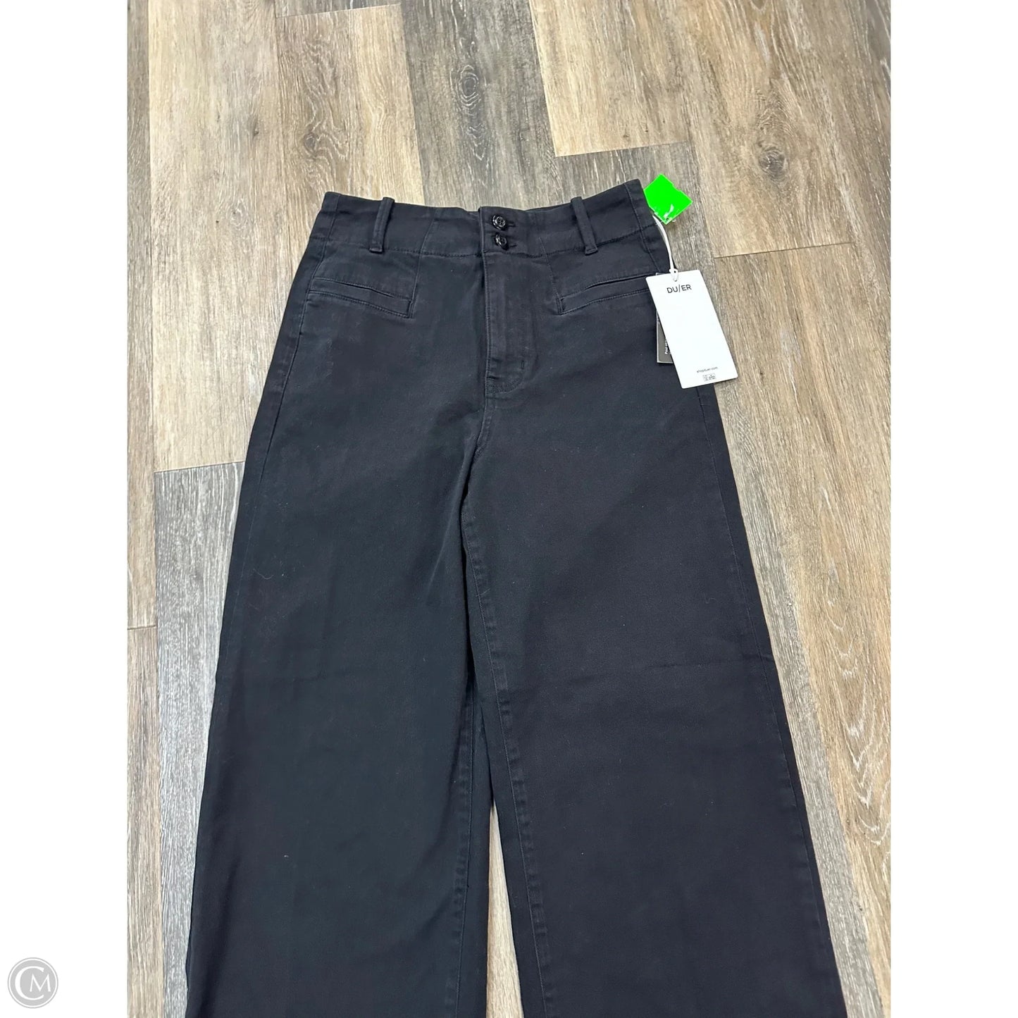 Pants Wide Leg By DU/ER In Black, Size: 6