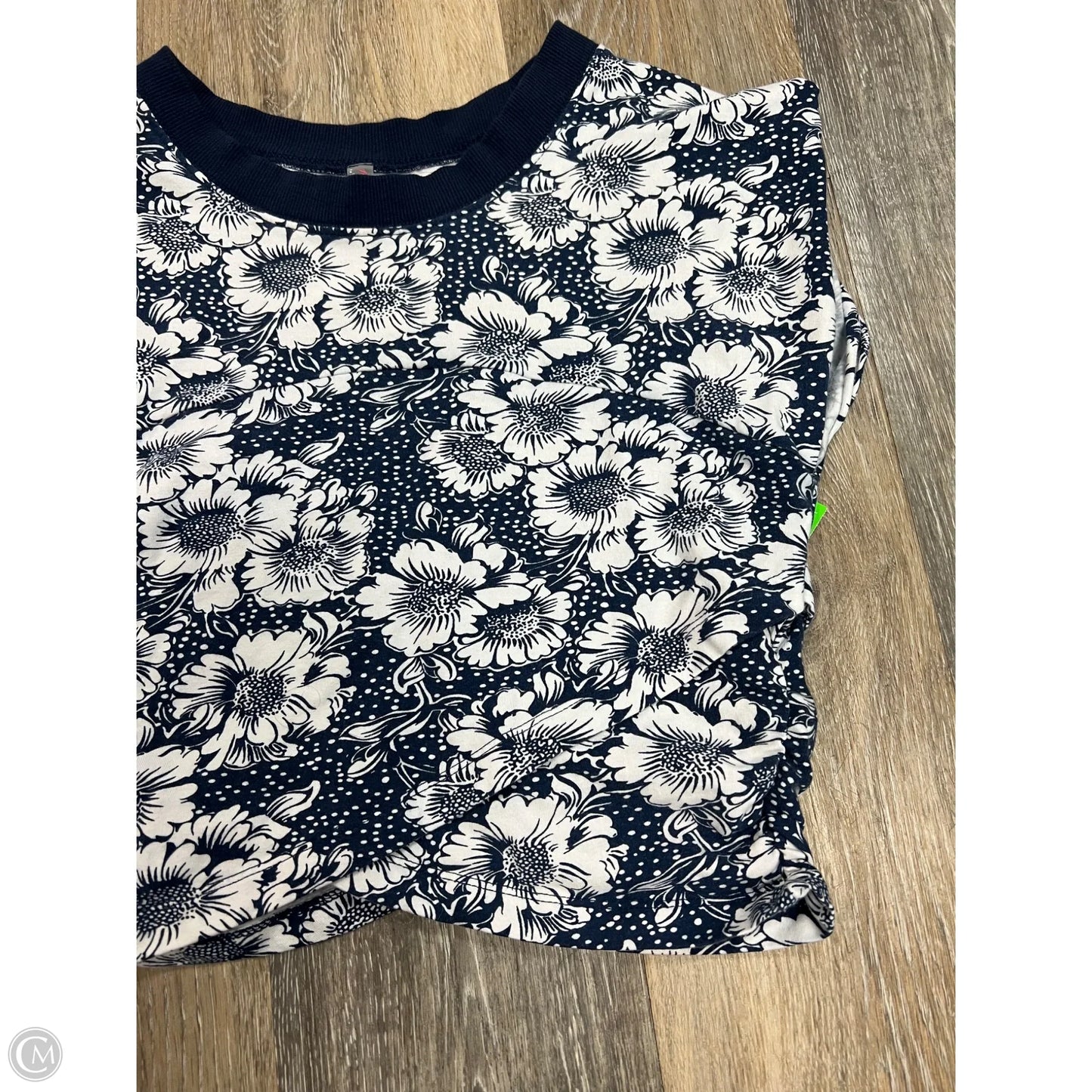 Athletic Top Short Sleeve By Free People In Blue, Size: M