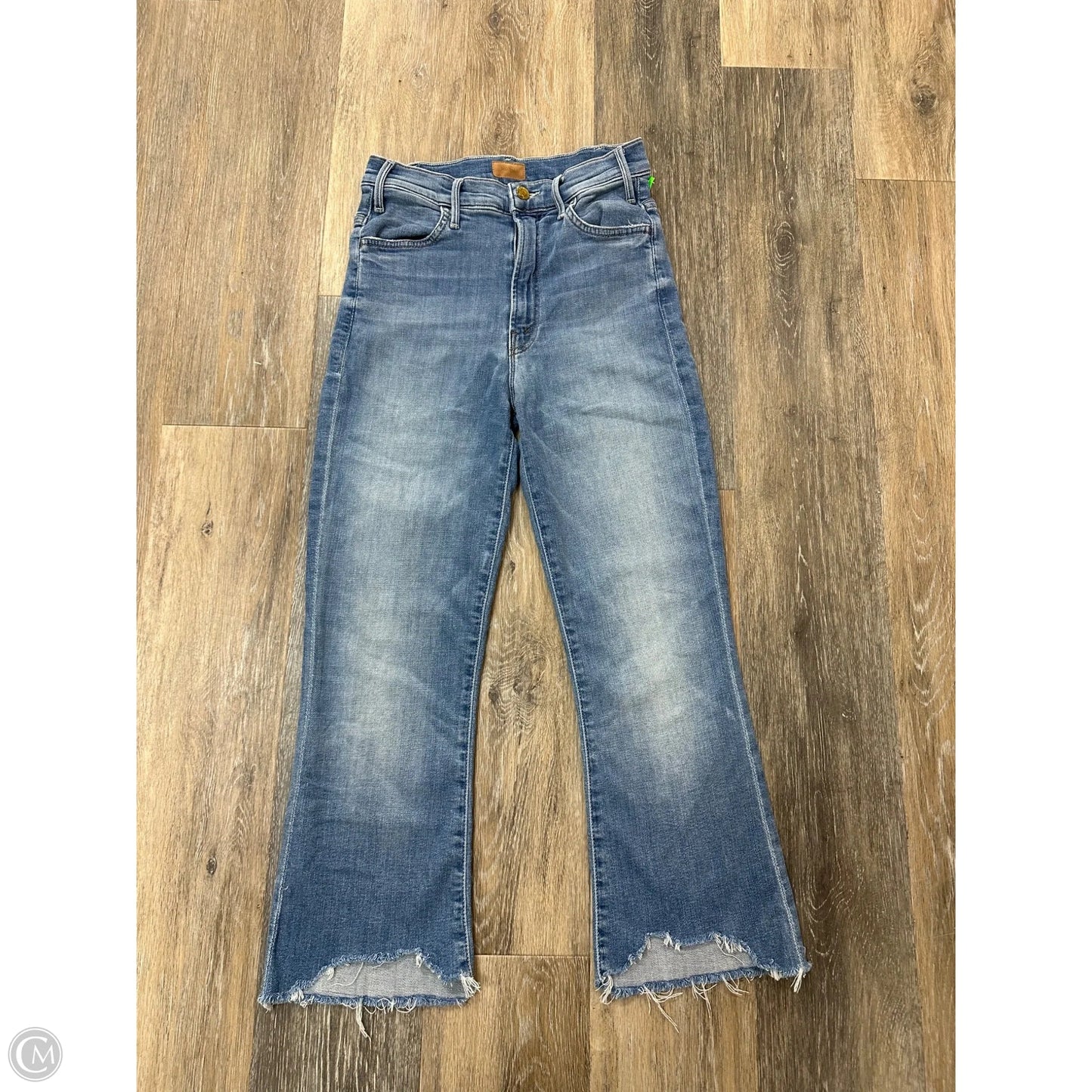Jeans Boot Cut By Mother In Blue Denim, Size: 1/25