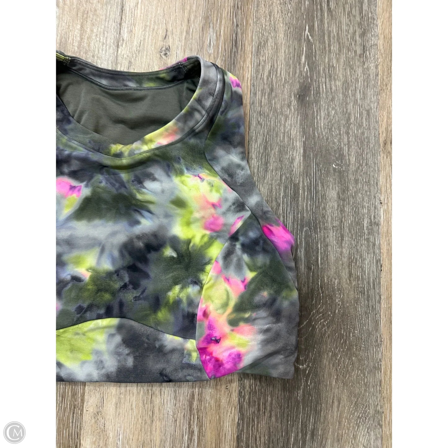 Athletic Bra By Lululemon In Tie Dye Print, Size: 8
