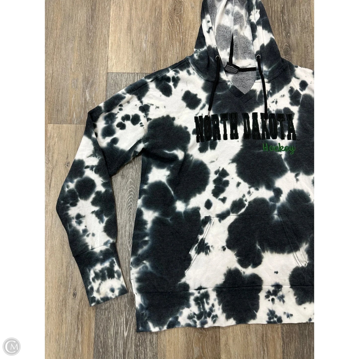 Athletic Sweatshirt Hoodie By Colosseum In Tie Dye Print, Size: L