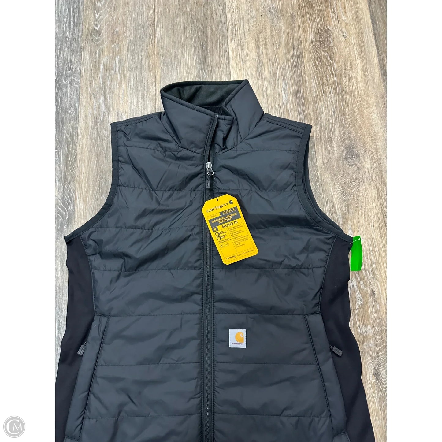Vest Puffer & Quilted By Carhartt In Black, Size: S