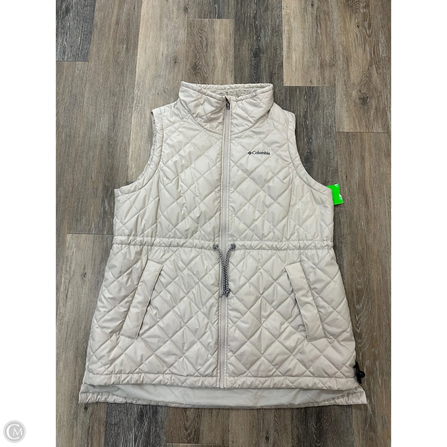 Vest Puffer & Quilted By Columbia In Cream, Size: 1x