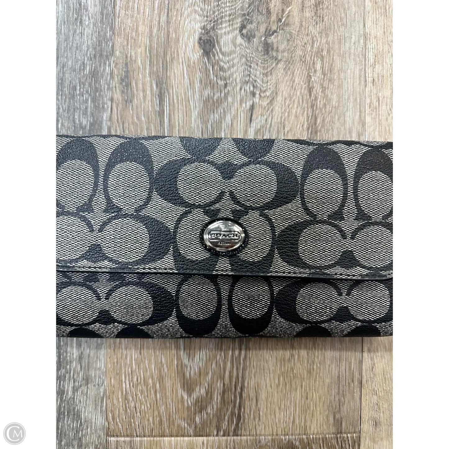 -Wallet Designer By Coach, Size: Large