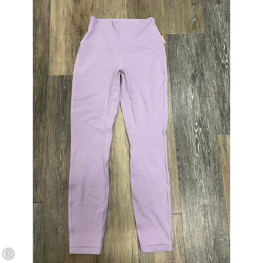 Athletic Leggings By Lululemon In Purple, Size: 4
