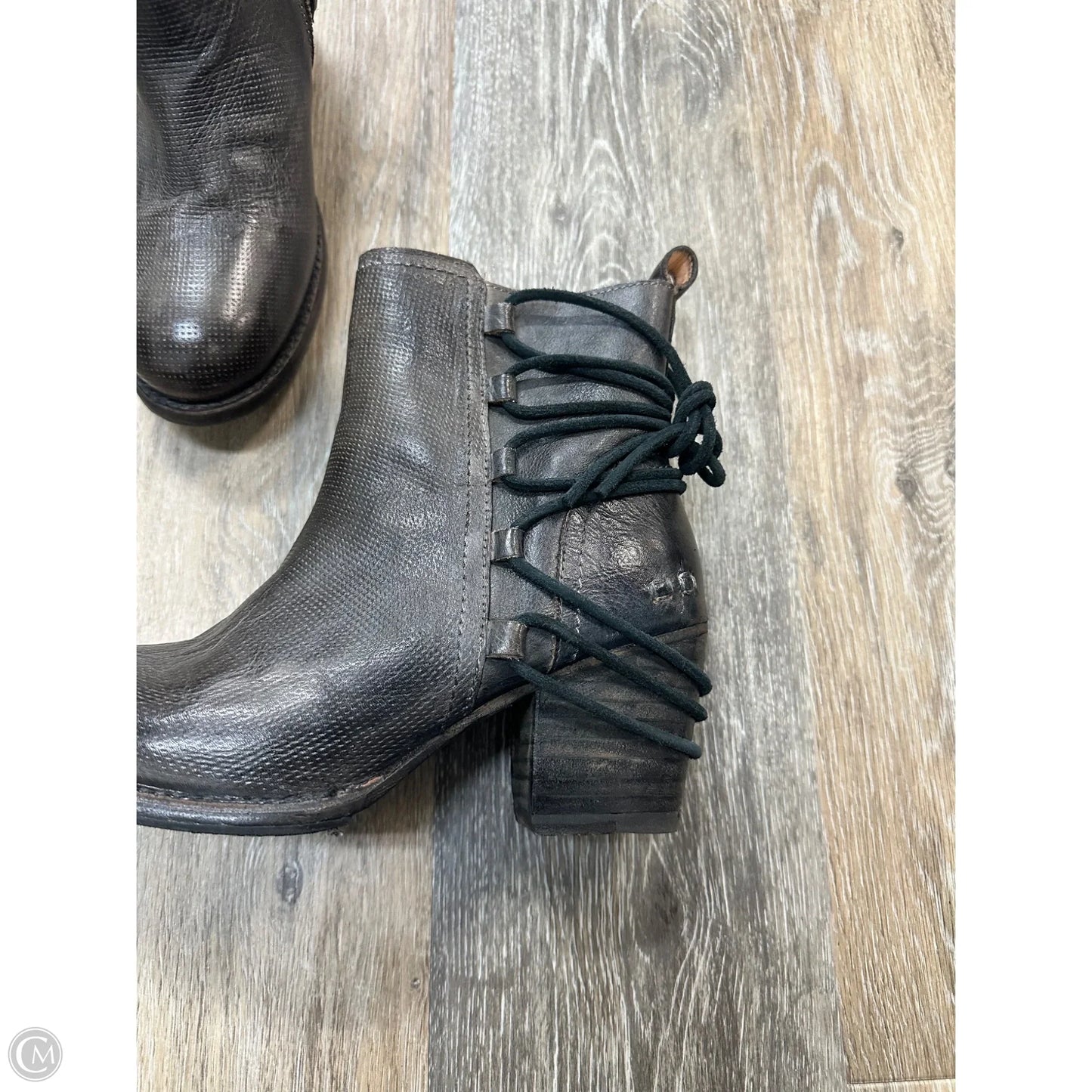 Boots Ankle Heels By Bed Stu In Brown, Size: 8