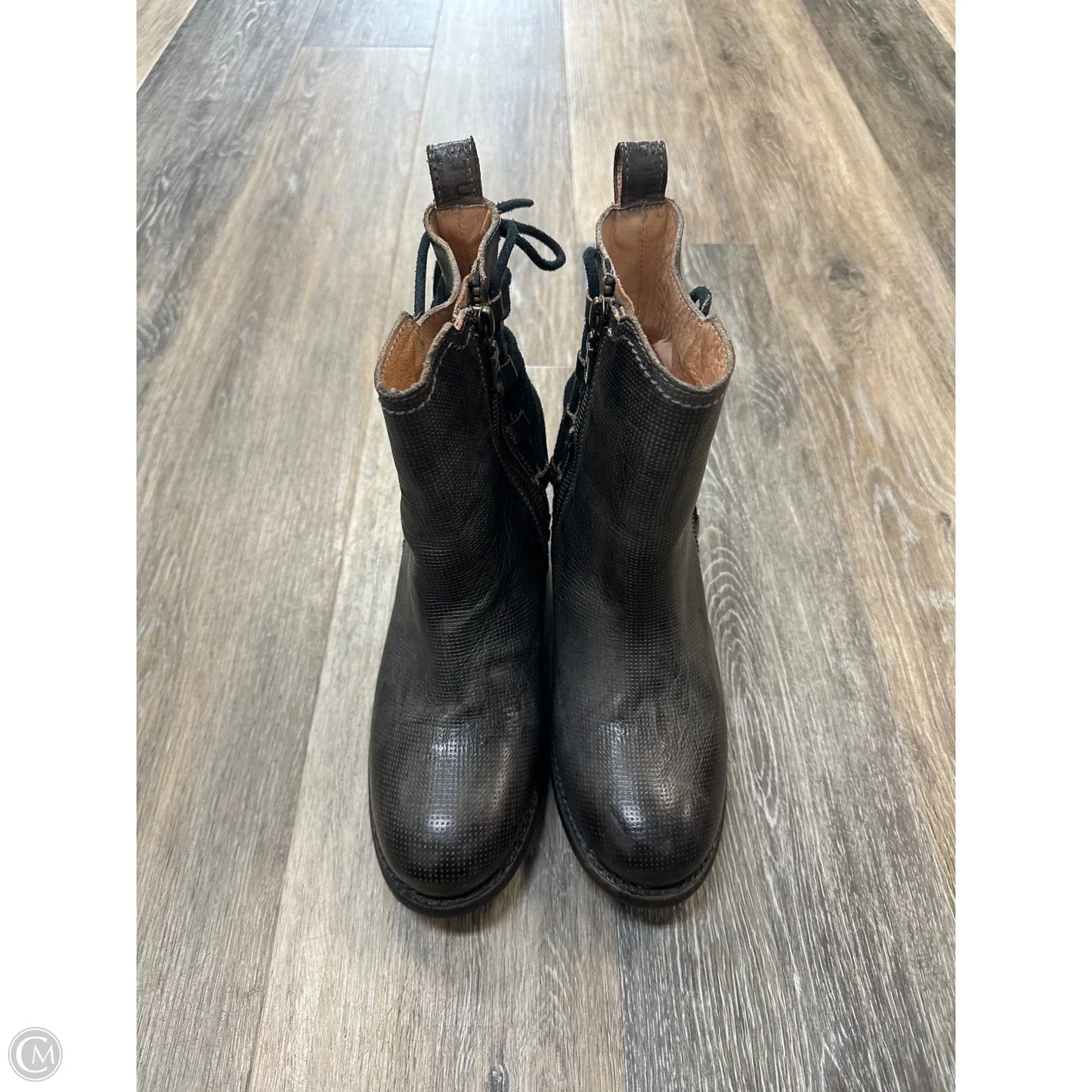 Boots Ankle Heels By Bed Stu In Brown, Size: 8